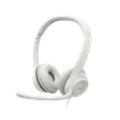 AURICULAR C/MIC VINCHA LOGITECH H390 COMFORT CLEARCHAT USB 001285 WHITE