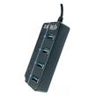 HUB USB 3.0 INT.CO KQ008H 4 PUERTOS ADMITE FUENTE NEGRO