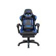 SILLA GAMER LETOS LE-40A CON APOYA PIE NEGRA Y AZUL