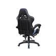 SILLA GAMER LETOS LE-40A CON APOYA PIE NEGRA Y AZUL
