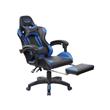 SILLA GAMER LETOS LE-40A CON APOYA PIE NEGRA Y AZUL