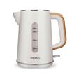 PAVA ELECTRICA ATMA PEATW21WP NORDICA 1800W 1.7LTS CORTE AUTOMATICO BLANCA Y SIMIL MADERA