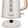 PAVA ELECTRICA ATMA PEATW21WP NORDICA 1800W 1.7LTS CORTE AUTOMATICO BLANCA Y SIMIL MADERA
