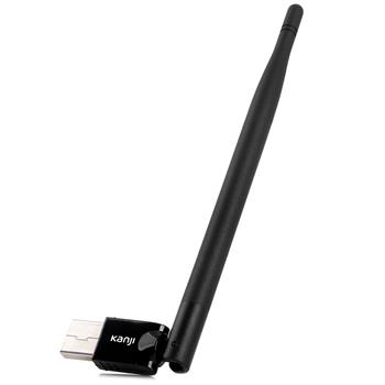 PLACA DE RED WIRELESS USB KANJI KJWIFILAN 300M5D CON ANTENA 5DBI