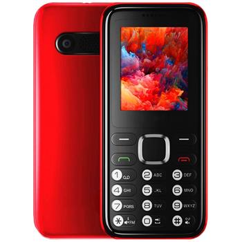 CELULAR KANJI KJ-FONR 32MB TECLADO MP3 BLUETOOTH CAMARA DUAL SIM ROJO