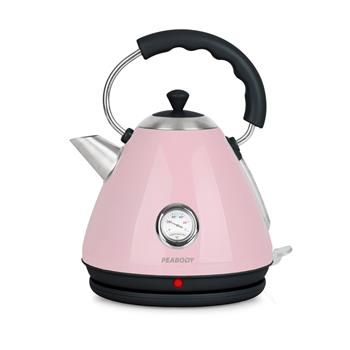 PAVA ELECTRICA PEABODY PE-KV8213-P 2200W 1.7L VISOR TEMPERATURA ROSA