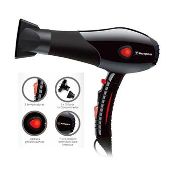 SECADOR DE PELO WESTINGHOUSE WHHD2200 2000W 2 VELOCIDADES 3 TEMPERATURAS