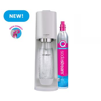 MAQUINA SODASTREAM TERRA BOTELLA 1L GAS 60L BLANCA