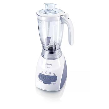 LICUADORA DE VASO PHILIPS HR2030/10 600W 2L 3 VELOCIDADES BLANCA Y LAVANDA