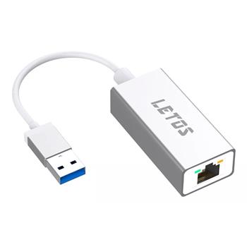 ADAPTADOR LETOS LE-AD45 USB A RJ45 GIGABIT