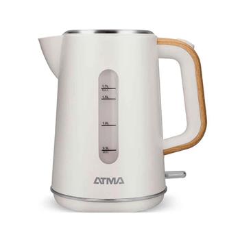 PAVA ELECTRICA ATMA PEATW21WP NORDICA 1800W 1.7LTS CORTE AUTOMATICO BLANCA Y SIMIL MADERA